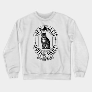 Bodega Cat Spotting Society Crewneck Sweatshirt